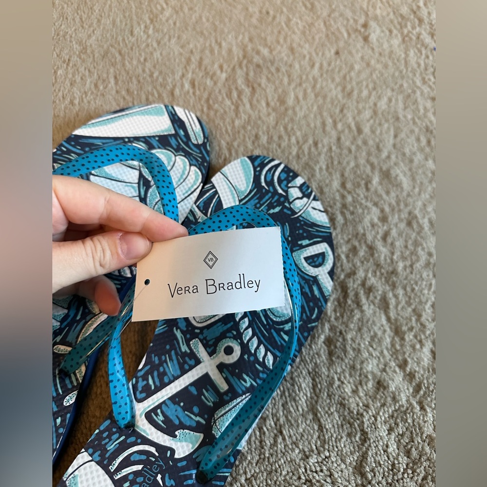 Vera Bradley Flip Flops - Picture 1 of 3